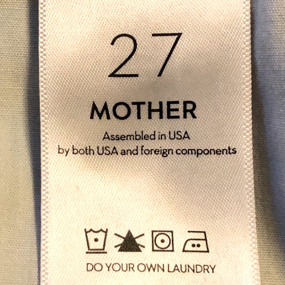 “NEW” MOTHER Superior High-Waisted Tunnel Vision Jean - Picture 8 of 9